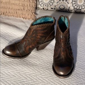 Corral Thunderbird overlay sparkle western bootie